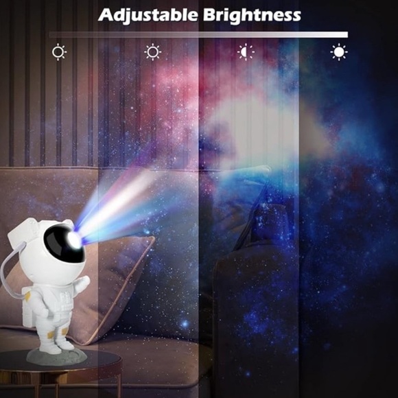 Astronaut Star Projector with Remote Control - White - Picture 4 of 5